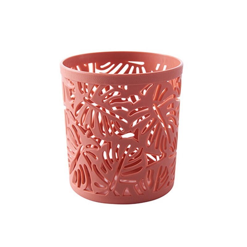 Porte-crayon et Pot en plastique, en dentelle, creux, pour brosse à fleurs, accessoires: RD