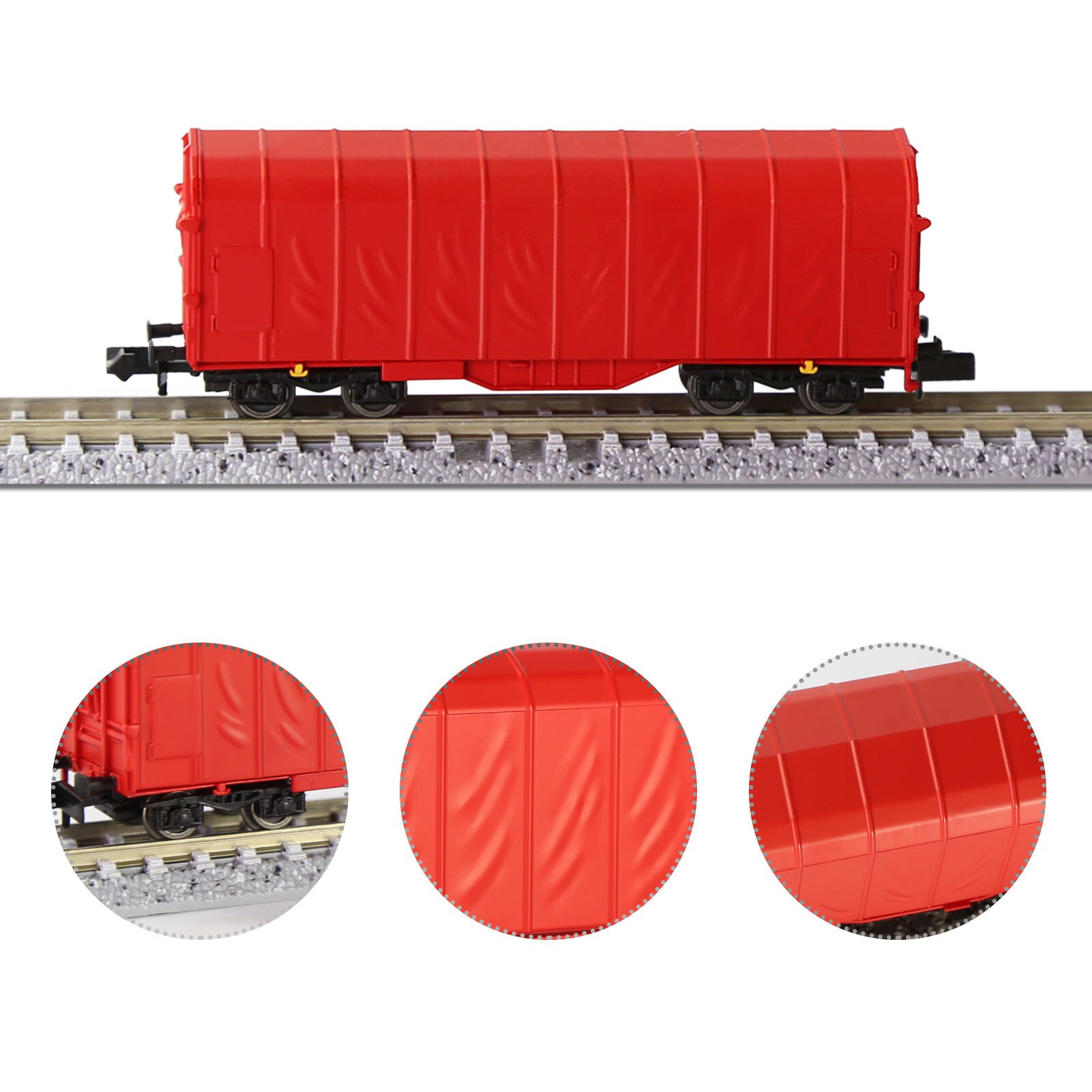 Train modèle train N échelle 1:160, 1 pièce, C15062: Red (No Print)