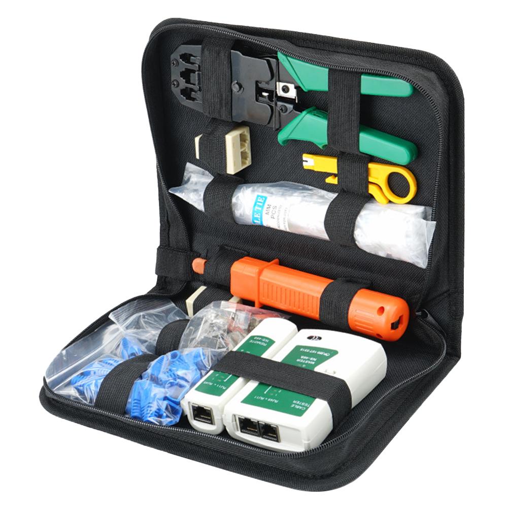 Network cable clamp pliers stripping Crimping pliers Network Cable Tester RJ45 LAN Cable Tester
