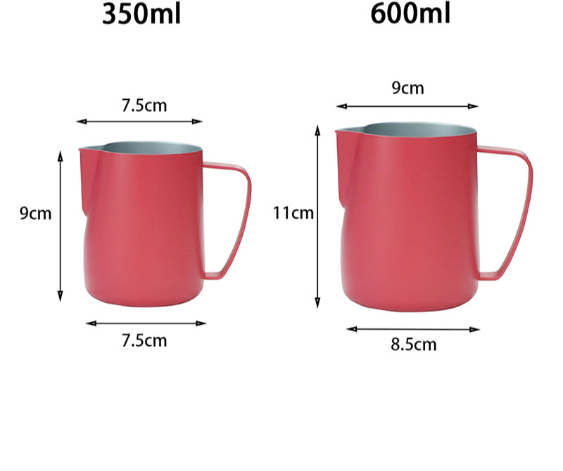 Stainless Steel Frothing Pitcher Pull Flower Cup Coffee Milk Frother Latte Art Milk Foam Tool Coffeware Milk Frothing Jug