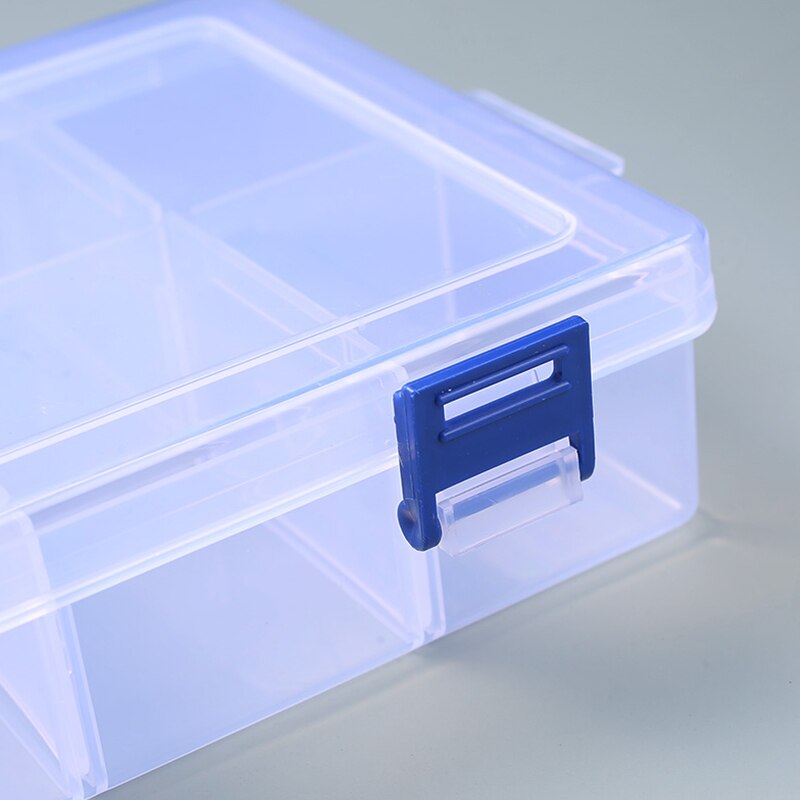 Plastic Storage Box Detachable Divider Organizer Tool Components Kit Grids Case Beads Container Adjustable Jewelry Storage Box