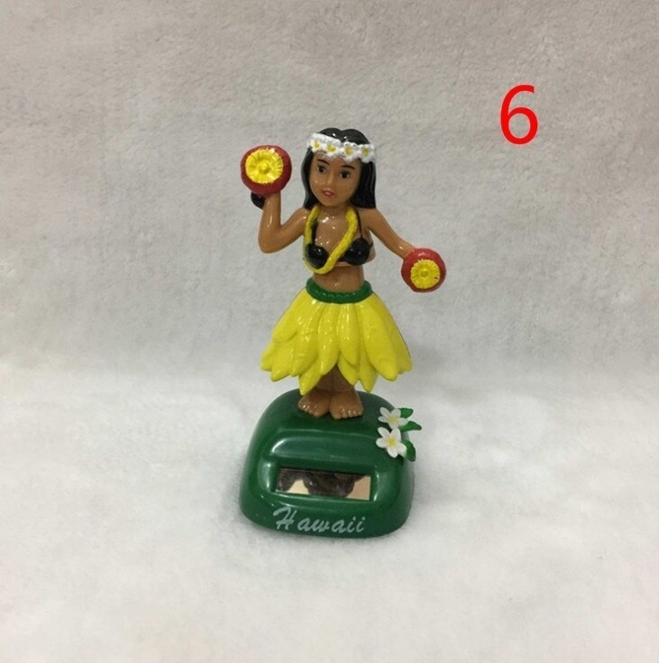 Car Mobile Solar Dance Hawaii Miss Animal Swing Animation Bubble Dancing Car Zt040732 / v055: Yellow