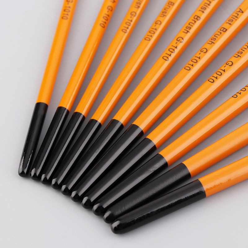Bolígrafo muy fino pintado a mano suministros de arte Punta de dibujo pincel de Nylon acuarela pintura al óleo de acrílico artesanal