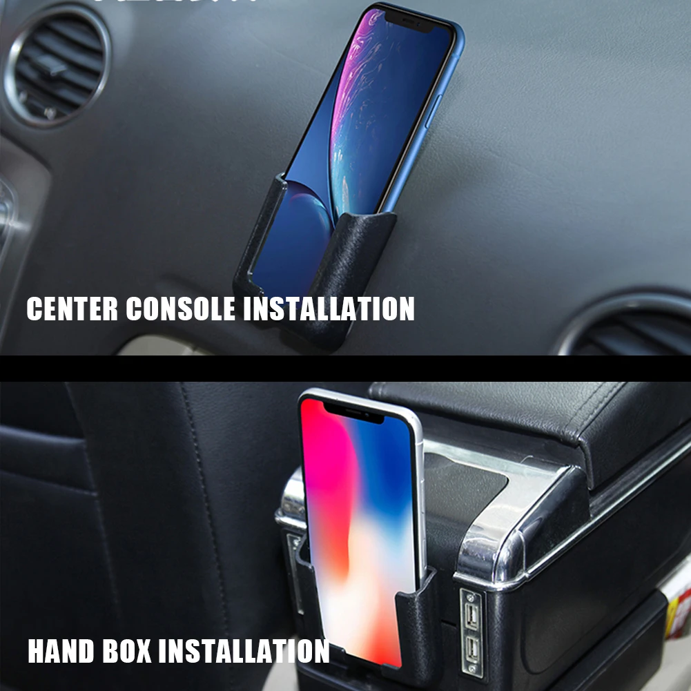 2 stuks multifunctionele autotelefoonhouder mobiele telefoonhouder lichtheid draagbaarheid geen ruimte innemen standaard auto-interieuraccessoires