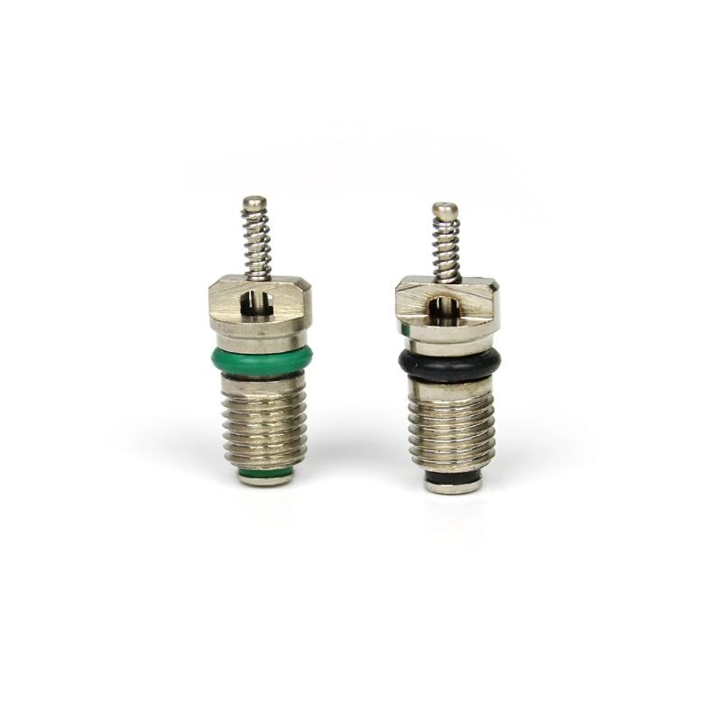 10 Uds AC R134A núcleo de válvula de aire acondicionado para coches automotrices núcleos agujas Kit de reparación resistente al calor