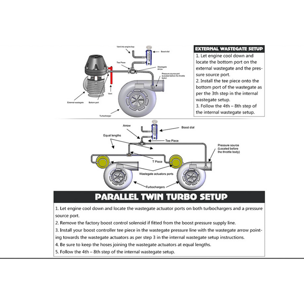 Universal ADJUSTABLE MANUAL TURBO 1-30 PSI IN-CABIN BOOST CONTROLLER KIT Turbocharger Controller Car Accessories