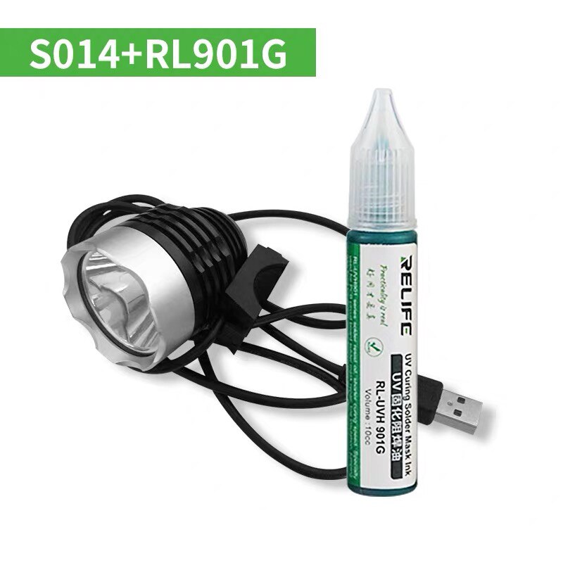 Sunshine USB LED High-Power UV Curing Light Ultraviolet Rays Green Oil Shadowless Solidification Fast Lamp Mending Tool: S014  910G