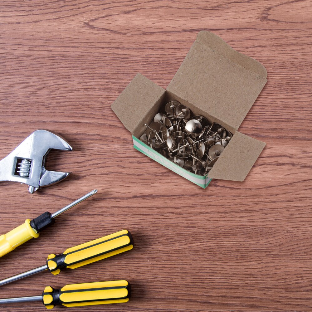 20 Boxes of Flat Push Pin Round Head Pin Office Thumbtack Iron Drawing Pin