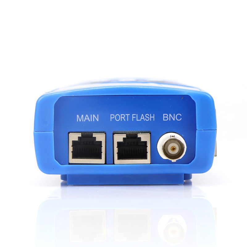 Noyafa 308 netværksovervågning kabeltester lcd nf -308 ledningsfejl locator lan netværk coacial bnc usb  rj45 rj11 blå farve