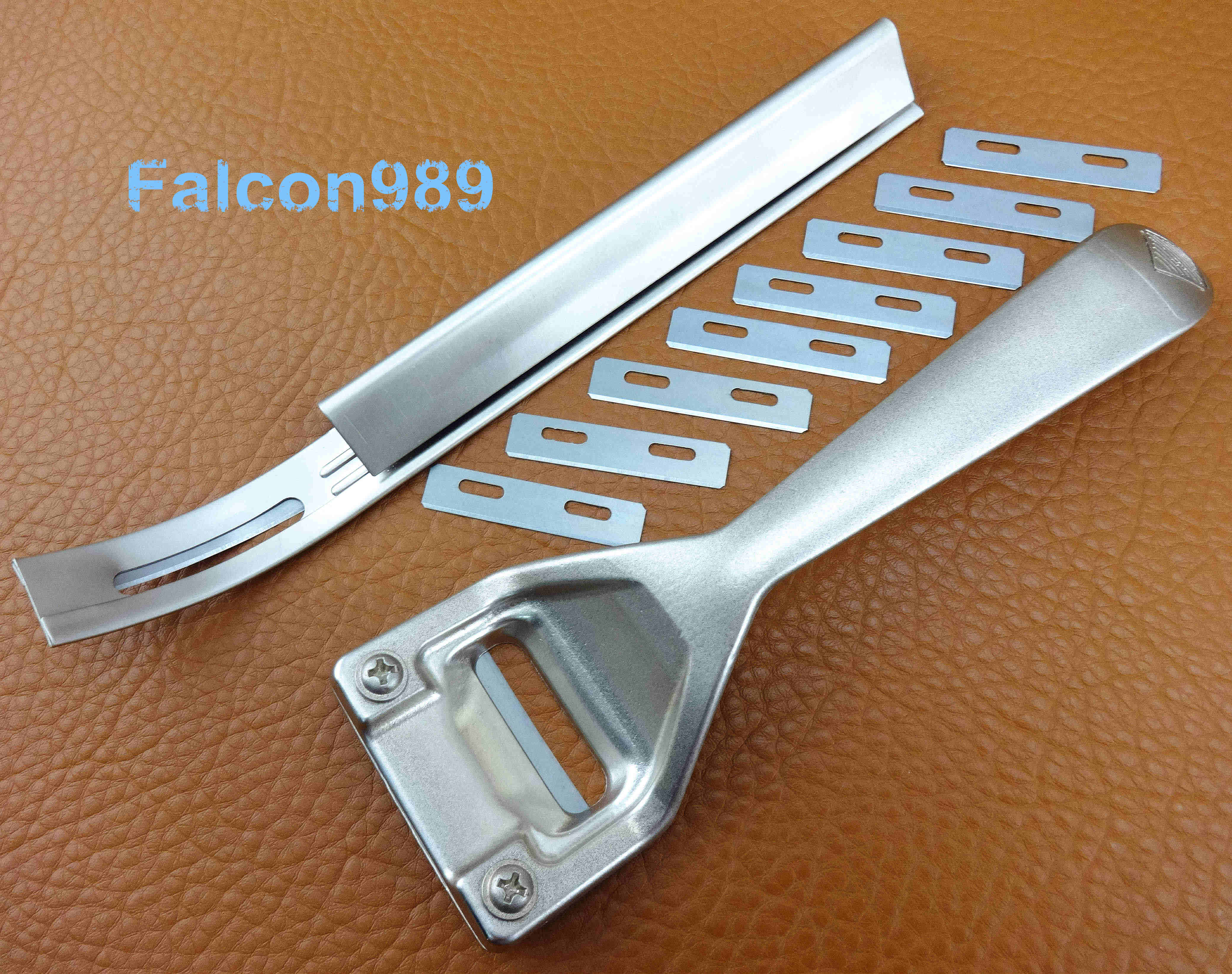 10kinds Leather Craft Super Edge Skiving Skiver Thinning Leather Folds Seams Tool - Edger Creaser Groover Skiver Beveler Knife