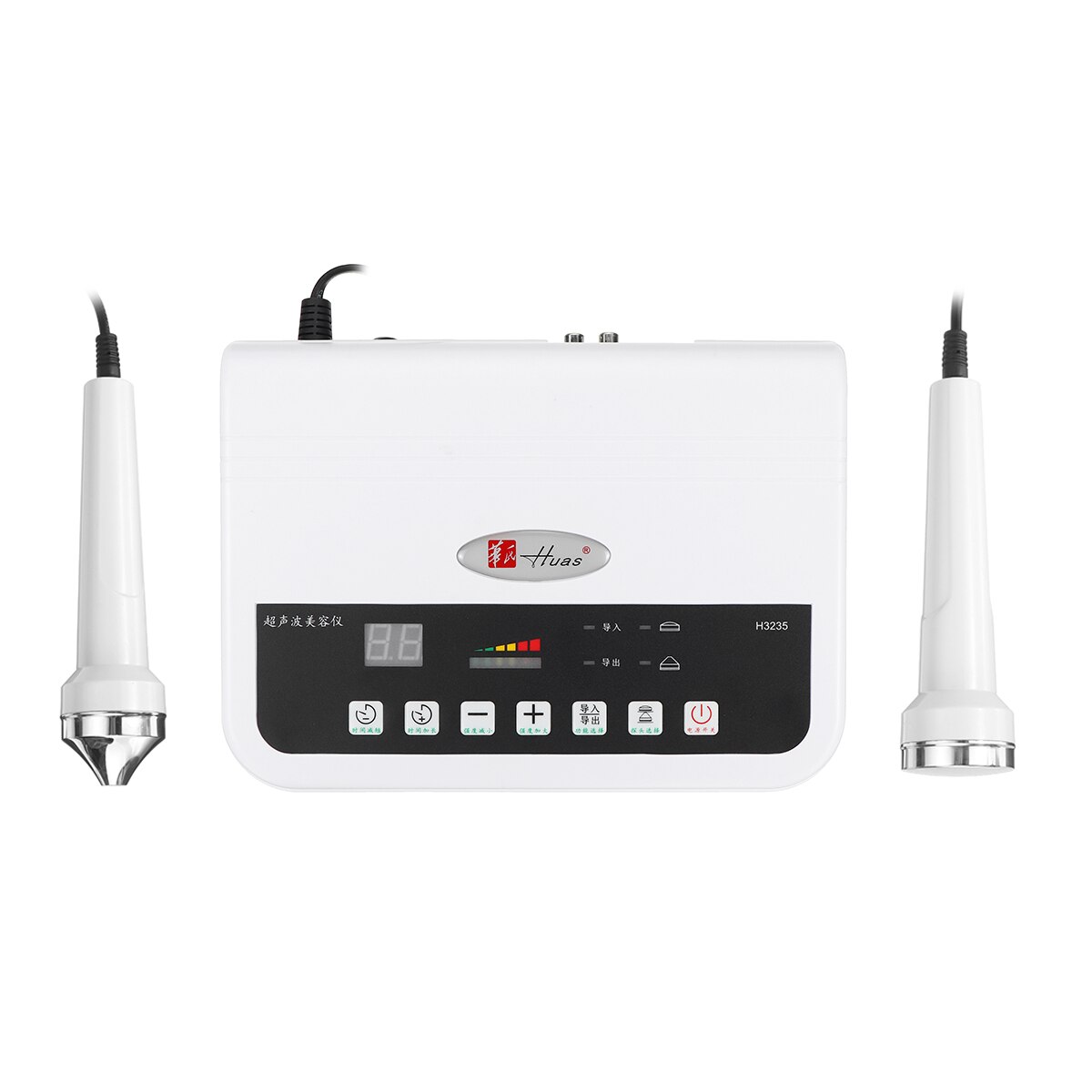 Ultrasonic Facial Machine Skin Tightening Ultrasound Anti Wrinkle Face Lifting Eye Massager Deep Cleaning Beauty Care Device: 110V