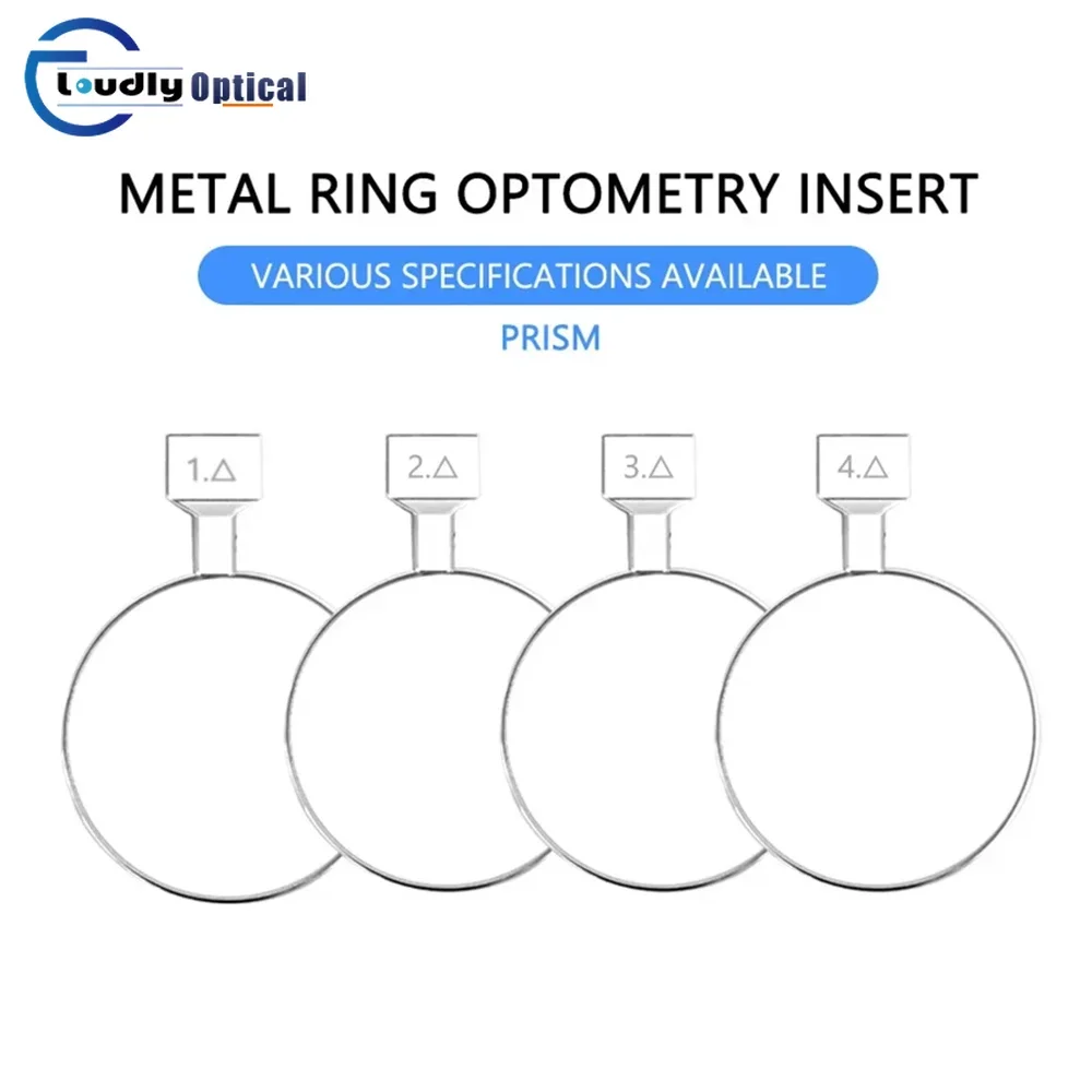 Optisk prisme prøvelinse som erstatter linser med metallfelger dia 38mm jsq-prisme