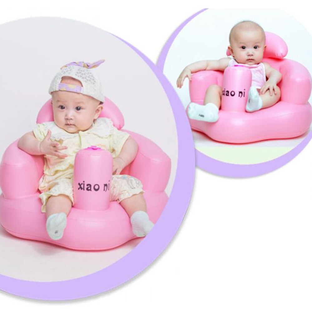 Baby oppustelig sofa multifunktionel baby sæde spisestol sæde fodring stol bærbar baby badestol
