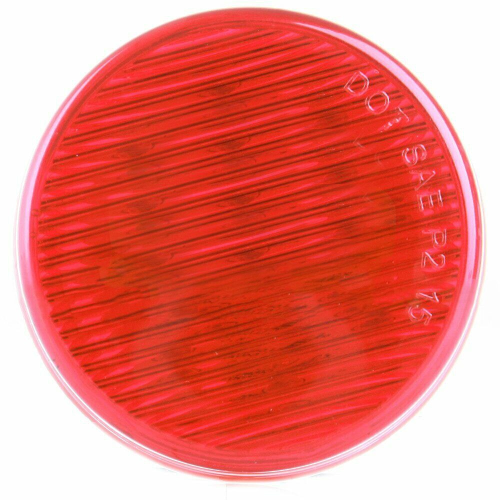 8pcs/Set Brand And Red+Amber 2-Inch Round 6LED Side Marker Light Trailer Lamp Universal