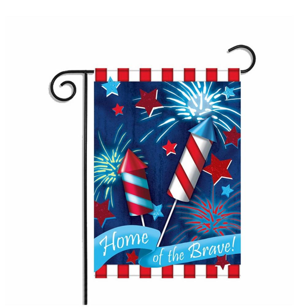 Fall Welkom Tuin Vlag Dubbelzijdig Gedrukt Vlag Home Office Tuin Yard Decoraties Indoor Outdoor Decor Voor Pasen: 2