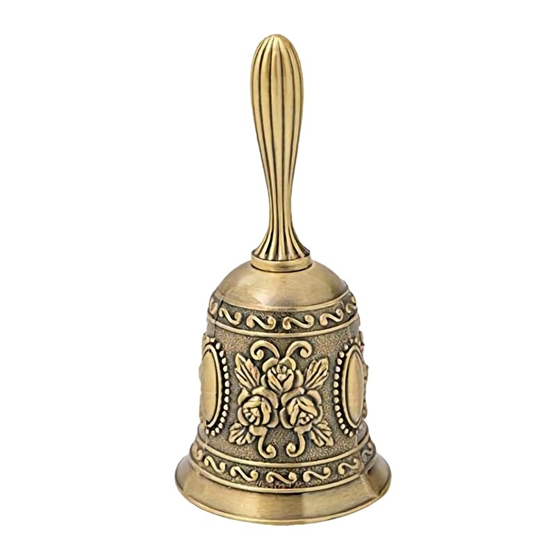 Hand Bel, Metal Tone Ring Alarm Hand Hold Dienst Call Bell Desktop Bel Thee Diner Bel Spel Bel, christmas Bell: Default Title