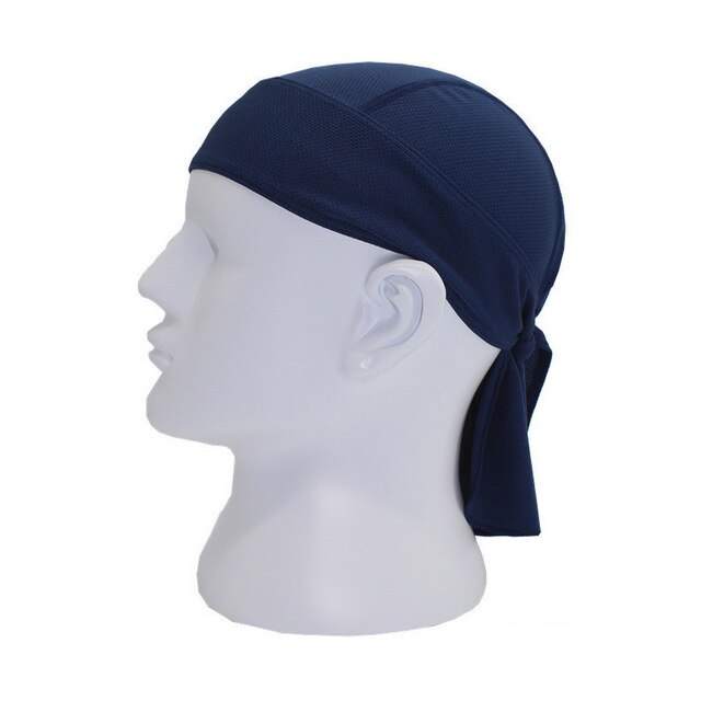 Mannen Cool Beanie Snood Piraat Hoed Workout Fietsen Fiets Magic Quick Dry Bandana Hoeden: Sky Blue