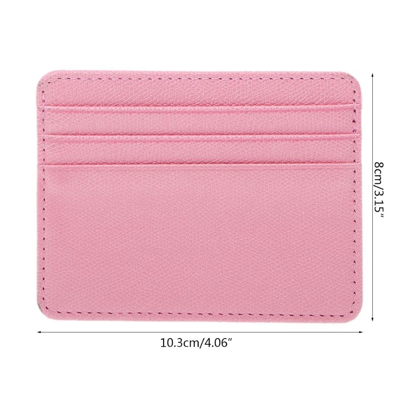 Card Holder Slim Bank Credit Card ID Cards Coin Pouch Case Bag Wallet Organizer LX9F