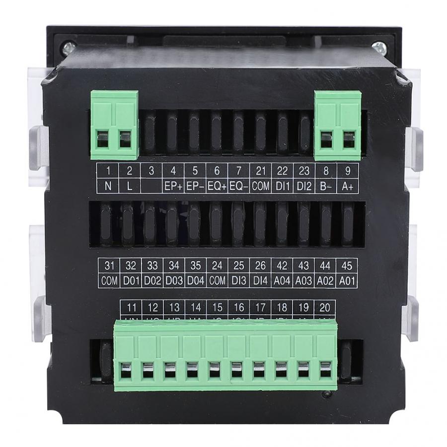 3-fase multifuncional segmento lcd/led digital eletricidade volt medidor de energia rs485 comunicação 220 v volt medidor de energia