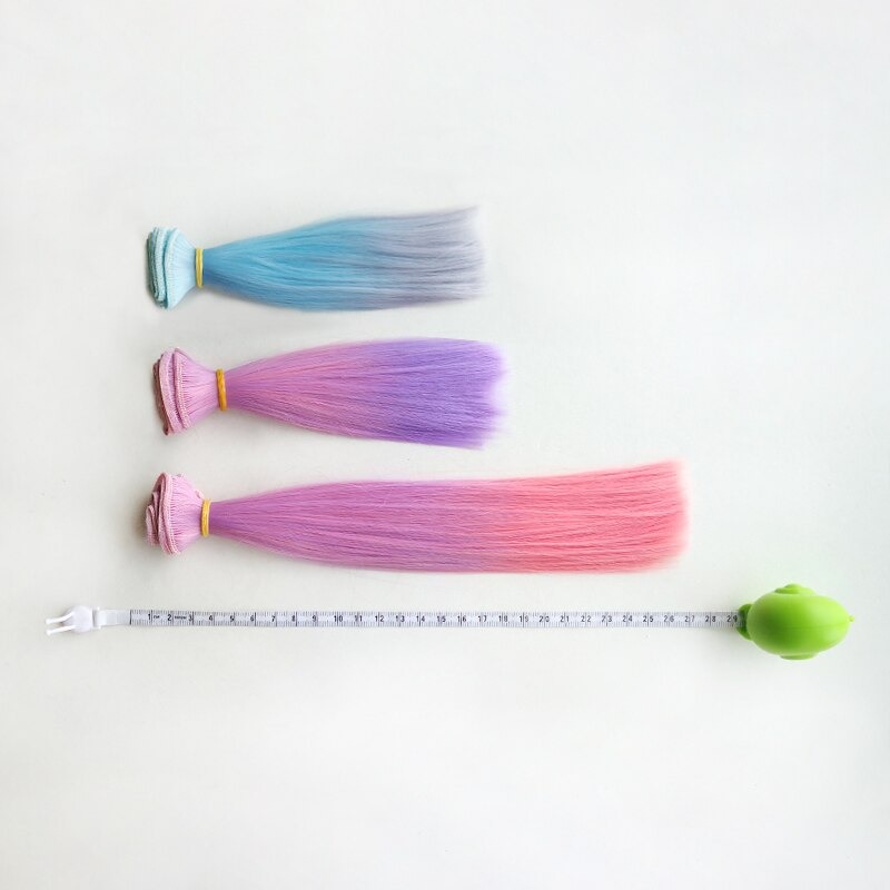 Msiredoll bjd wig Accessories 1piece 15*100CM or 25*100CM doll hair for 1/3 1/4 1/6 straight hair bjd wig diy