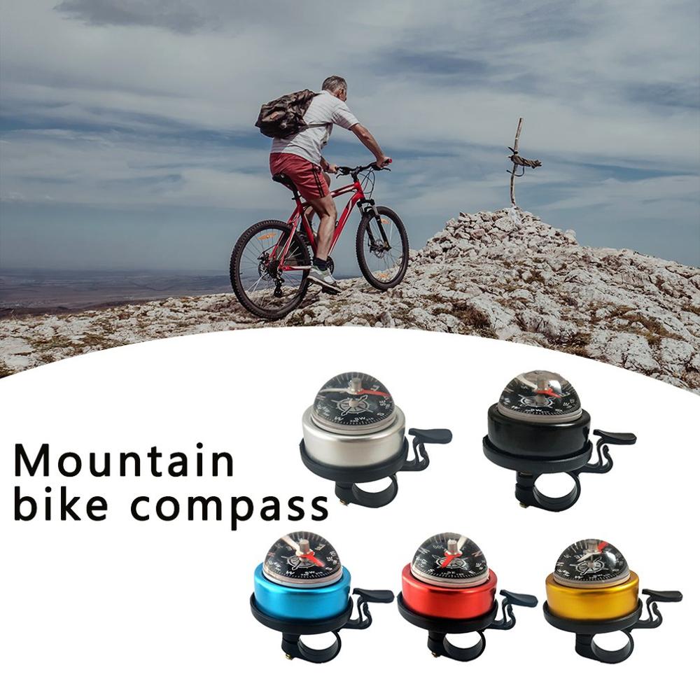 1 Pcs Mountain Bike Compass Large Hemisphere Bell Compass Bell Mountain Bike Guide Bell Riding Equipment