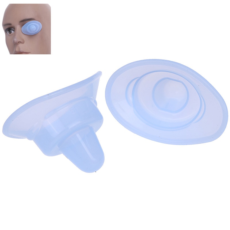 2Pcs Soft Silicone Reusable Eye Wash Cup Eyewash Container Eye Care Washing Cup