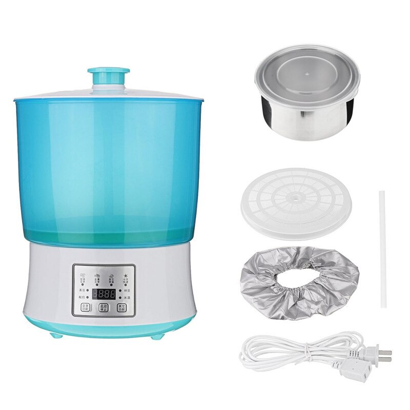 Home Intelligence Bean Sprouts Machine 2/3 Layers Thermostat Green Seeds Growing Automatic Bean Sprout Machine Large Capacity
