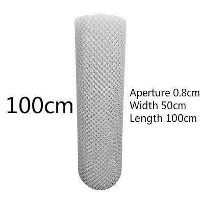 Plastik børn sikkerhedsnet kæledyr hund kat altan gelænder 0.6/0.8mm x 1m trapper beskyttelsesnet baby hegn sikkerhedsnet hul: 0.8cm x 50cm x100cm