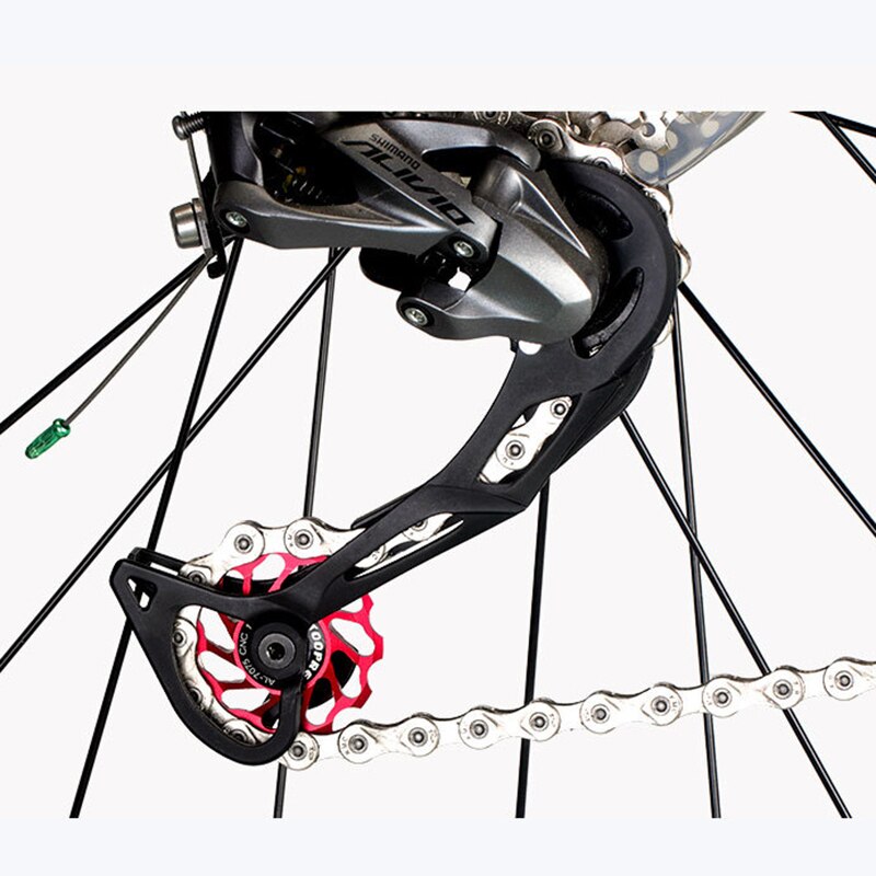 Bicycle Ceramic Guide Pulley Rear Derailleur Aluminum 11T MTB Road Bike Guide Ceramics Bearing Jockey Wheel Bicycle Accessories