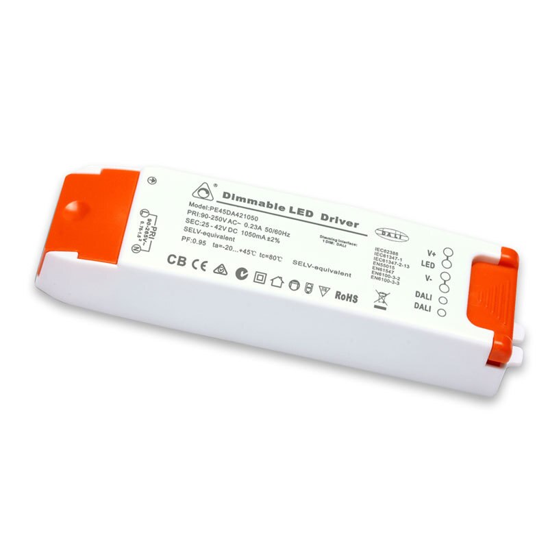 1-10V Signal 45W Dimmable Led Dirver Dali digital addressable lighting interface for Led Lighting