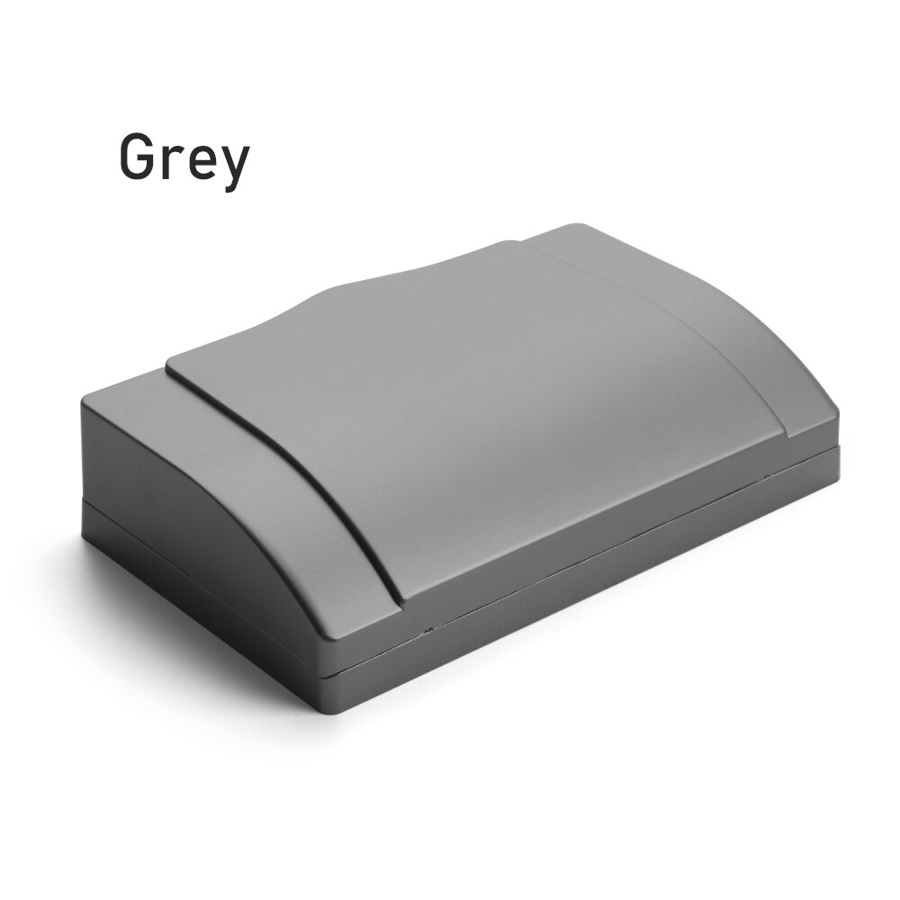 1PC 86 Typ Ochse Nagel-freies Kleber Einfügen Einfache Installation Wasserdichte Kasten Steckdose Wasserdichte Kasten Gremium Tafel schalter Schutz: grau
