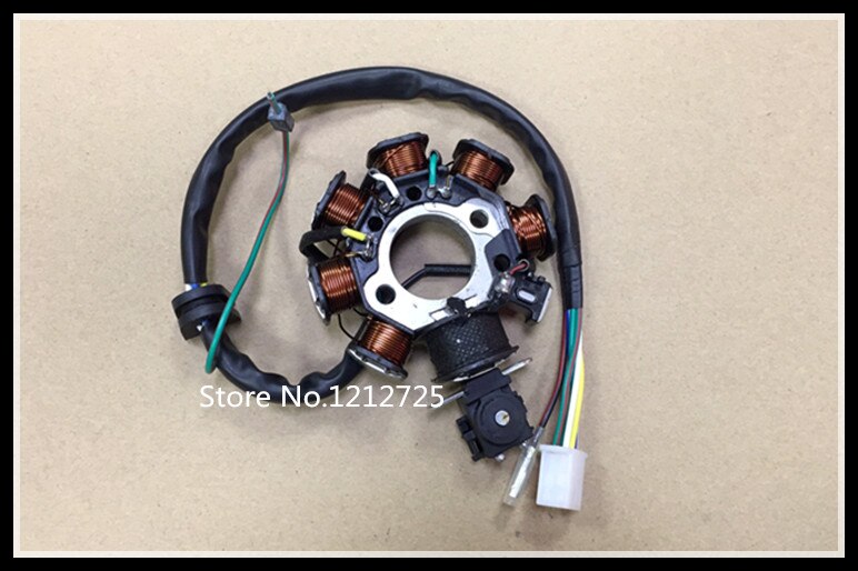 CGM CGN – bobine de stator magnétique pour moto, cc, CGM125 XF125, CG 125 CGM 125 XF 125: Marron