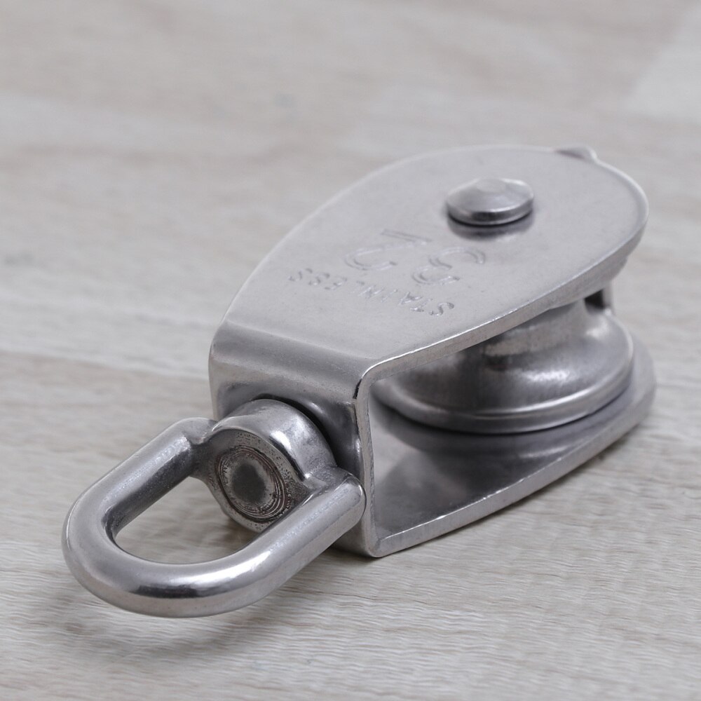 1pc Pulley Useful Machine Stainless Steel Roller Roller Stainless Steel Pulley Pulley Roller