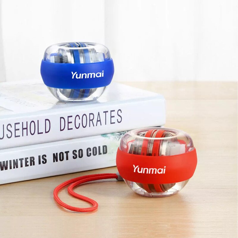 XIAOMI YUNMAI LED bola para la muñeca entrenador relajarse giroscopio bola Potencia muscular bola Gyro brazo ejercitador mano ejercitador equipos