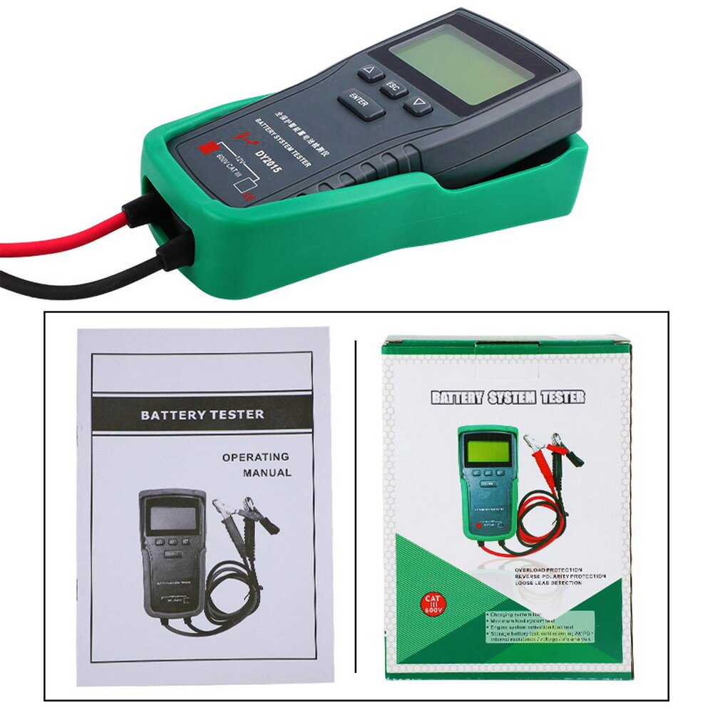 12V Car Battery System Tester Capacity Maximum Electronic load Battery Cranking Charge Test Test Digital Diagnostic Tool