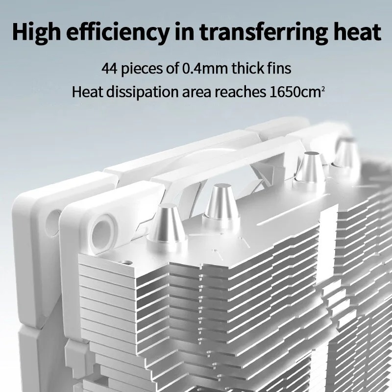 ID-COOLING ID IS-40X CPU-jäähdytin Matalaprofiilinen 4 Heatpipea Alas-painetta LGA1700/1200/115X AM5/AM4
