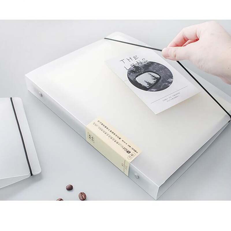 1PC Matte Binder Loose Leaf File Folder A5 A6 A7 Notebook Kawaii Stationery Office School Supplies material escolar papeleria
