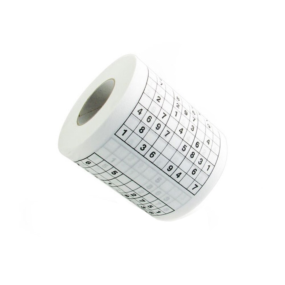 Kreative Gedruckt Seidenpapier Wc Rollen Papier Gute Puzzle Spiel Gesundheit Papier Wc Tissue Für Bad Küche Werkzeug