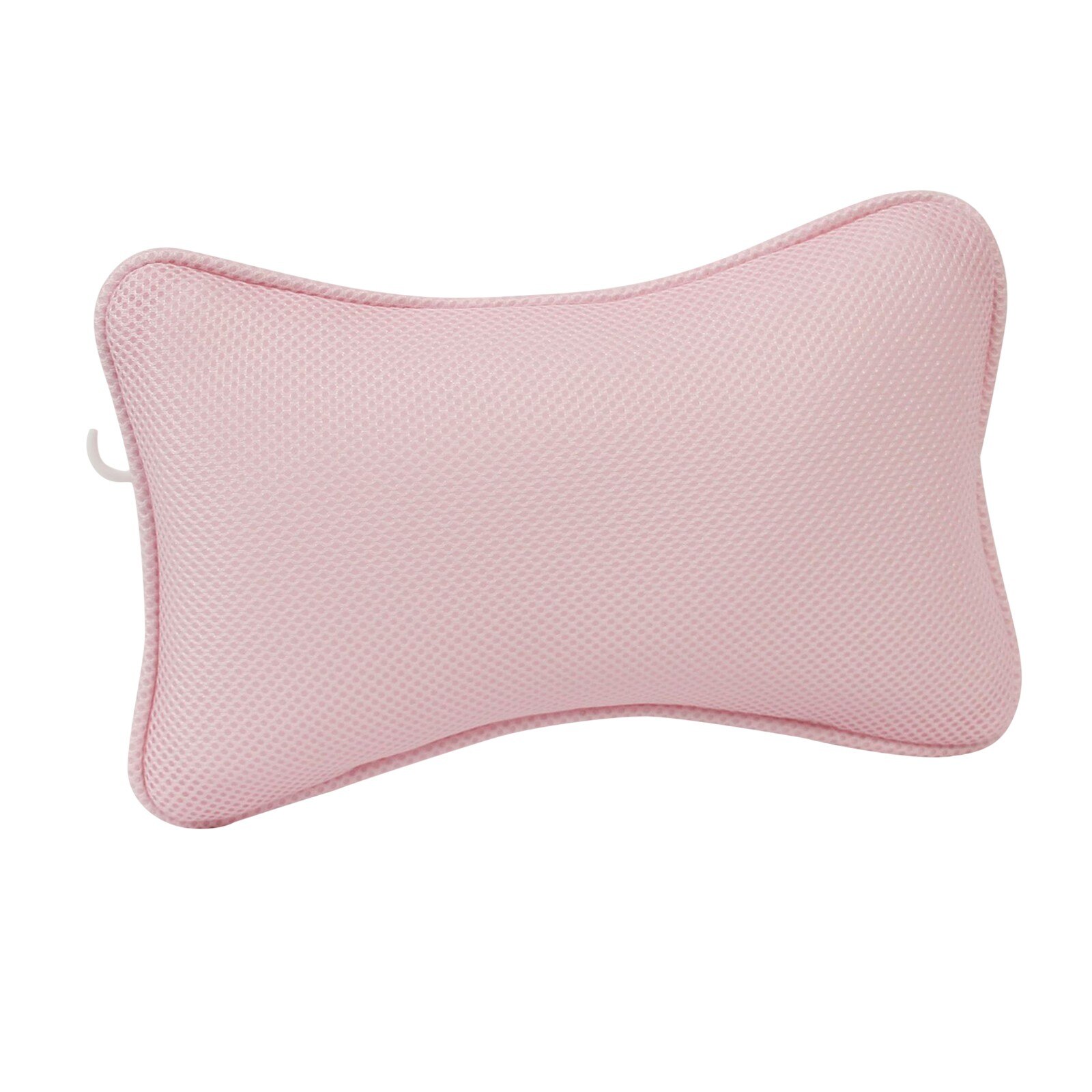 1pcs Non-Slip Cushioned Bath Tub Spa Pillow 3D Mesh Spa Bathtub Head Rest Pillow With Suction Cups For Neck Back Bathroom Supply: Pink