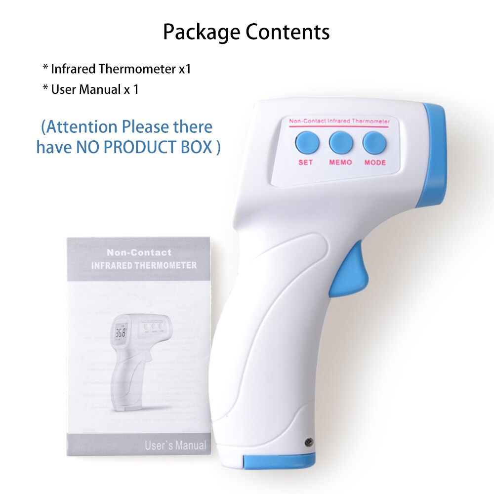 Infrarood Digitale Thermometer Voorhoofd Oor Lichaam Koorts Termometre Multifunctionele Contactloze Temperatuurmeting Apparaat