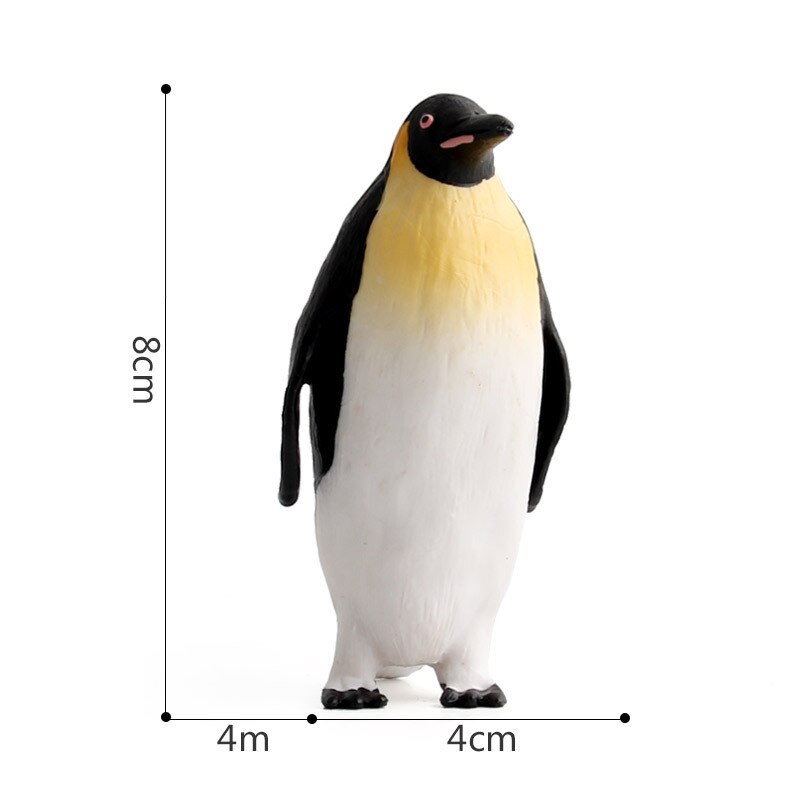 Antarctische Zeedier Simulatie Diermodel Pinguïn Micro Landschap Educatief Speelgoed Voor Kinderen Animal Model Decoratie: 575