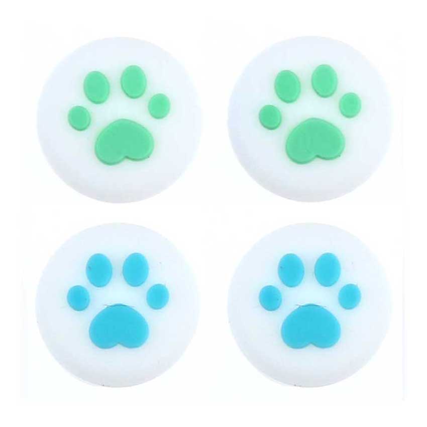 YuXi 4pcs Cute Cat Paw Claw Thumb Grip Cover Case For Nintendo Switch Lite Joy-Con Joy Con Joystick Analog Stick Caps: K K L L