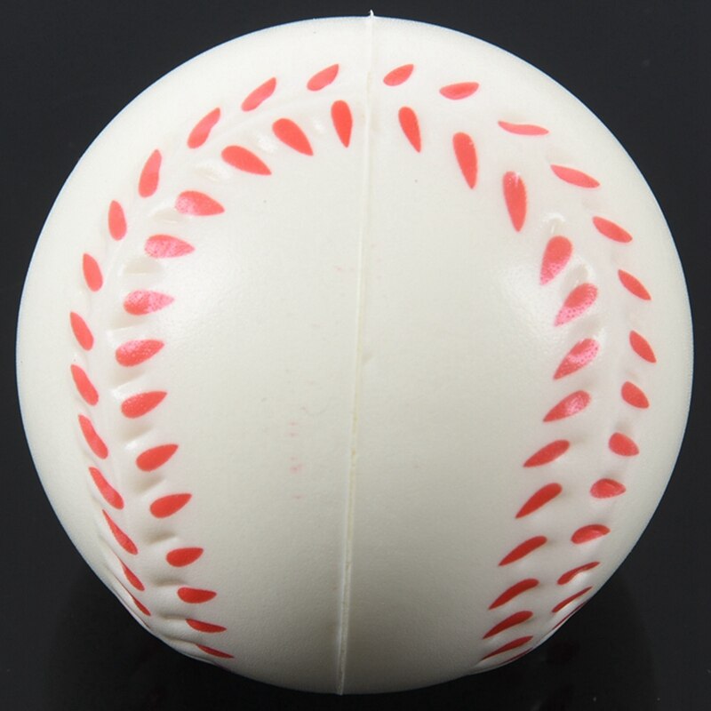 Witte honkbal stressbal