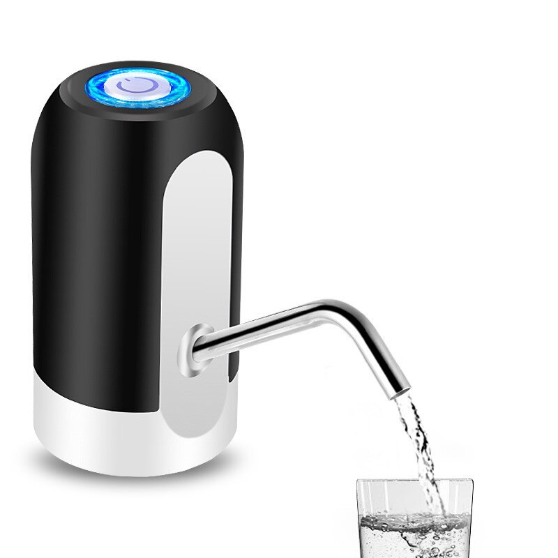 Elektrische Pumpe Für Wasserhahn Wasser Flasche Usb Aufladbare Flaschen Wasser Spender Pumpe Schwarz Weiß Farbe Hand Pumpe Flaschen Wasser