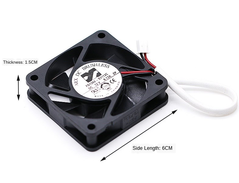 for Arx 6015 FD1260-S3112C DC12V 0.13a 60mm Silent Cooling Fan
