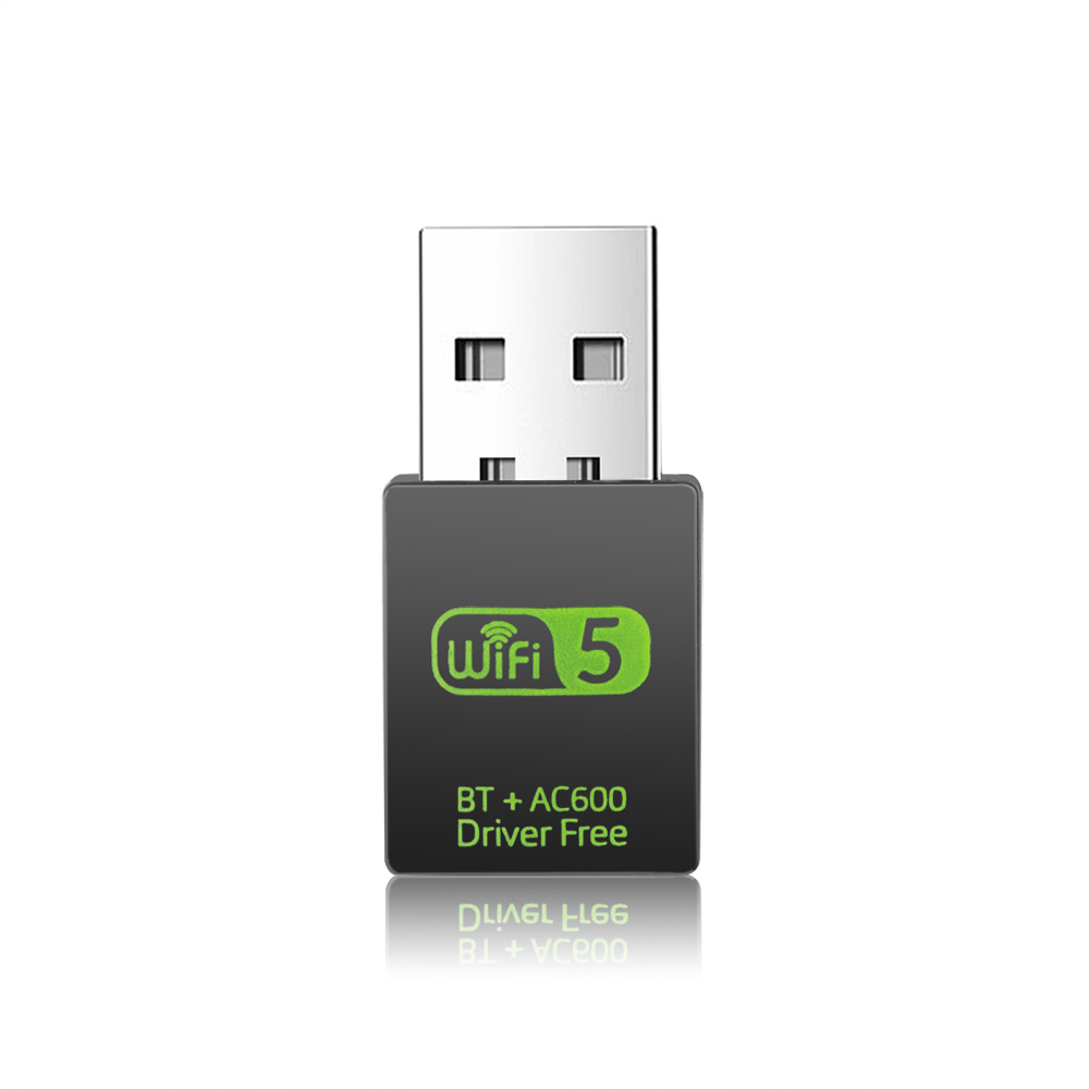 600Mbps 2.4G/5GHz USB WiFi Adapter For Bluetooth 4.2 Dual Band WiFi Dongle 802.11ac Mini Wireless Computer Network Card Receiver: Default Title