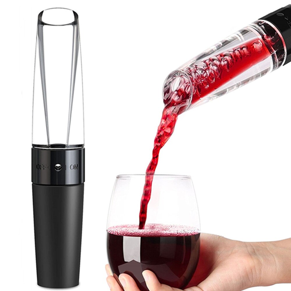 1Pc Draagbare Wijn Decanter Rode Wijn Beluchten Schenker Tuit Decanter Wijn Beluchter Quick Beluchten Gieten Tool Keuken Accessoires
