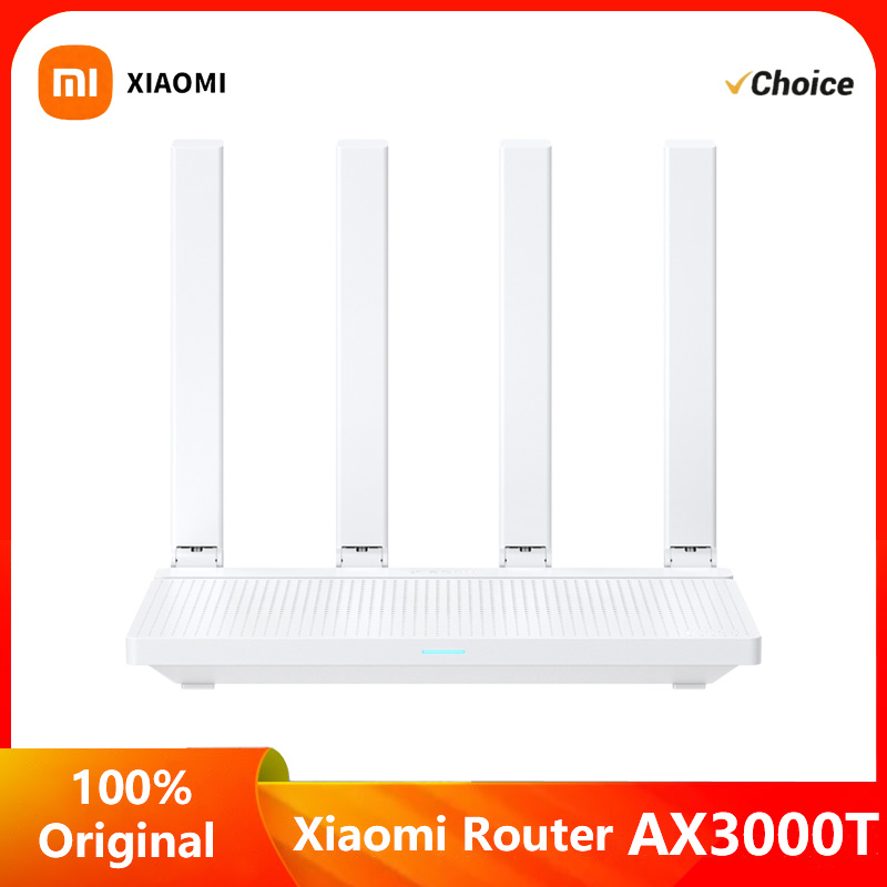 Router Xiaomi AX3000T 2.4G 5G Technologia Mesh WiFi 6 Wydajne Przezwanowanie Sieci Ochrona Dzieci na Internetie Router WiFi Repeater