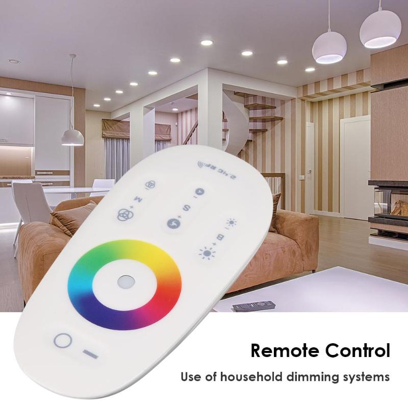 2.4g rgb led strip touch-skærmdæmper 2.4g touch screen led rgb strip controller trådløse rf fjernbetjeningssæt