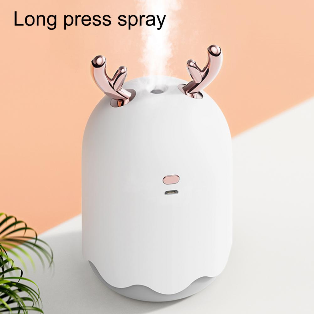 Portable USB Mini Air Car Humidifier Household 300ml Ultrasonic Humidifier with LED Night Lamp for Home Office Car
